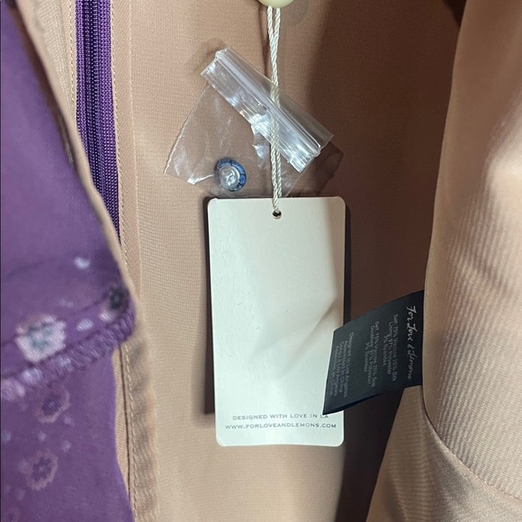 For Love And Lemons | Women’s Purple Floral Sheer Cleo Mini Dress Size Small NWT - Picture 7 of 8